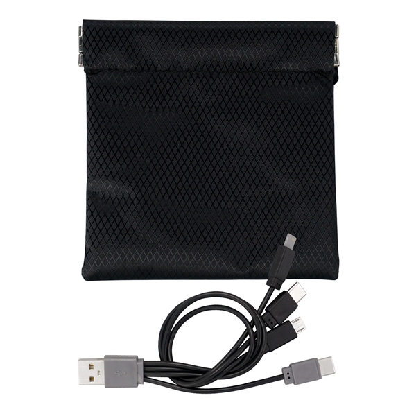 Colorful C to C Cable Pouch... from ASI 30208 A P Specialties / AP Specialties