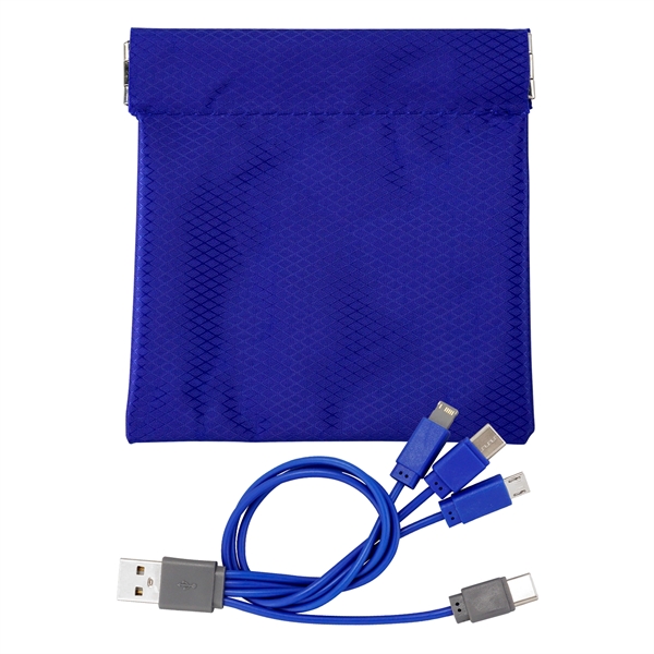 Colorful C to C Cable Pouch... from ASI 30208 A P Specialties / AP Specialties