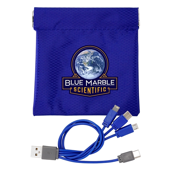 Colorful C to C Cable Pouch... from ASI 30208 A P Specialties / AP Specialties