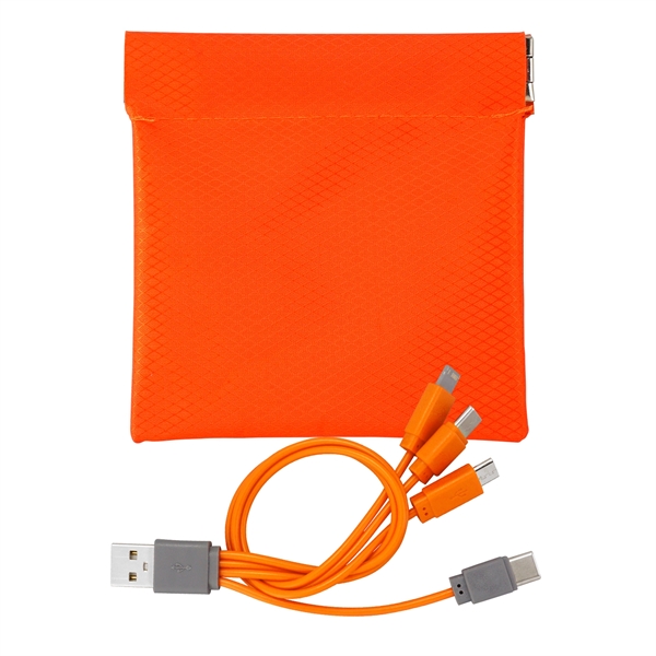 Colorful C to C Cable Pouch... from ASI 30208 A P Specialties / AP Specialties