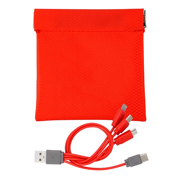 Colorful C to C Cable Pouch... from ASI 30208 A P Specialties / AP Specialties