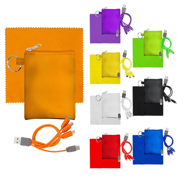 Tall Stretchy Clean & Charge Tech Kit... from ASI 30208 A P Specialties / AP Specialties