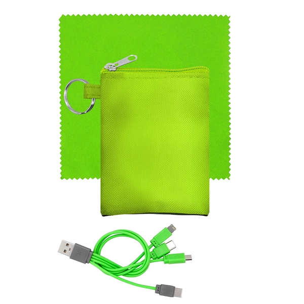 Tall Stretchy Clean & Charge Tech Kit... from ASI 30208 A P Specialties / AP Specialties