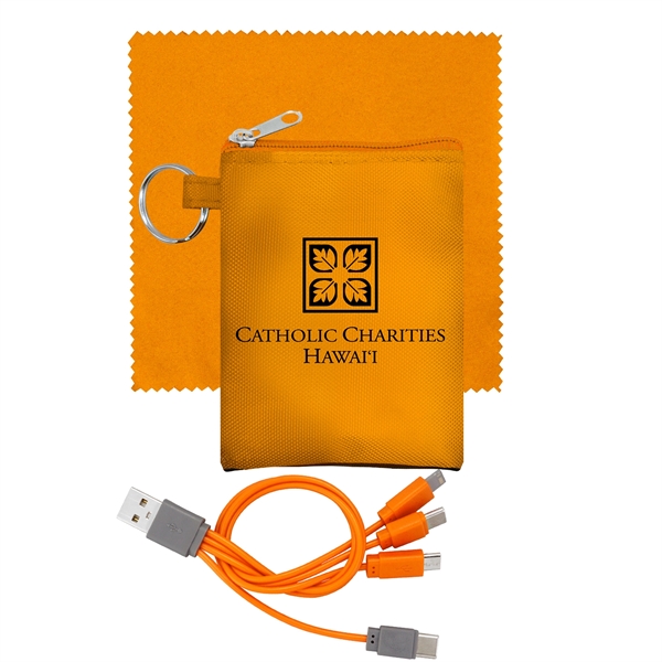 Tall Stretchy Clean & Charge Tech Kit... from ASI 30208 A P Specialties / AP Specialties