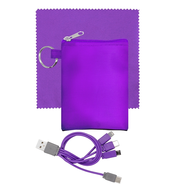 Tall Stretchy Clean & Charge Tech Kit... from ASI 30208 A P Specialties / AP Specialties