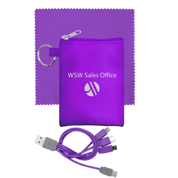 Tall Stretchy Clean & Charge Tech Kit... from ASI 30208 A P Specialties / AP Specialties