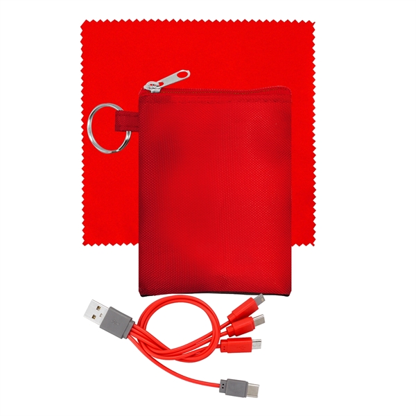 Tall Stretchy Clean & Charge Tech Kit... from ASI 30208 A P Specialties / AP Specialties