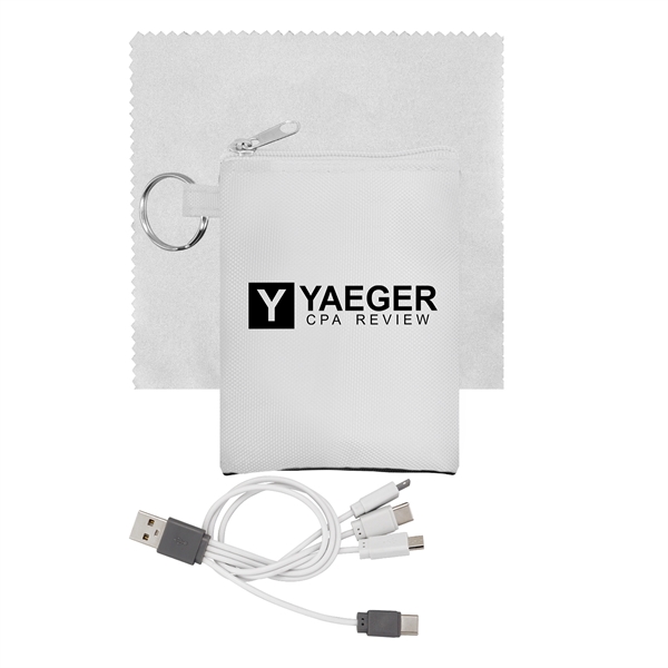 Tall Stretchy Clean & Charge Tech Kit... from ASI 30208 A P Specialties / AP Specialties