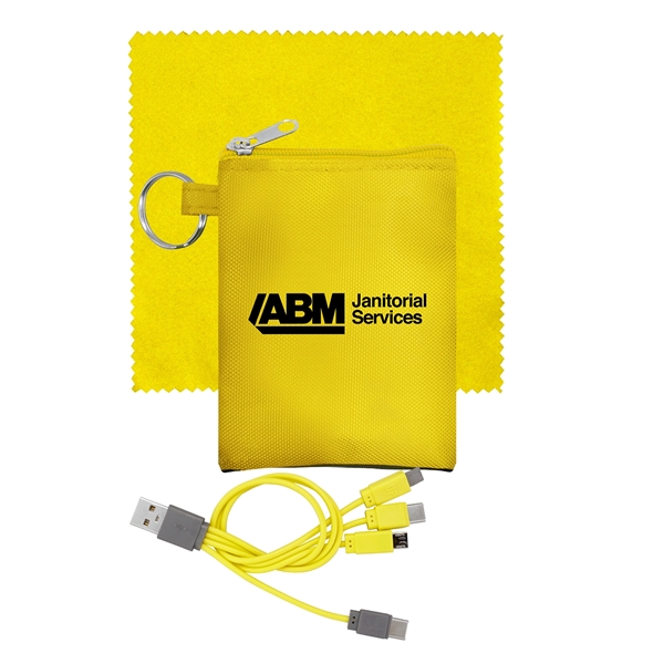 Tall Stretchy Clean & Charge Tech Kit... from ASI 30208 A P Specialties / AP Specialties