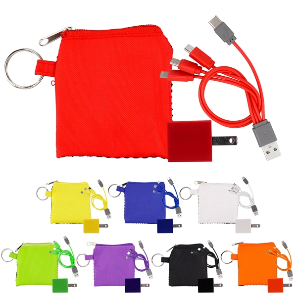 Sporty 4-in-1 Charging Techie Set... from ASI 30208 A P Specialties / AP Specialties