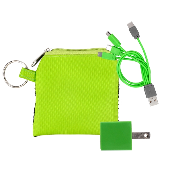 Sporty 4-in-1 Charging Techie Set... from ASI 30208 A P Specialties / AP Specialties