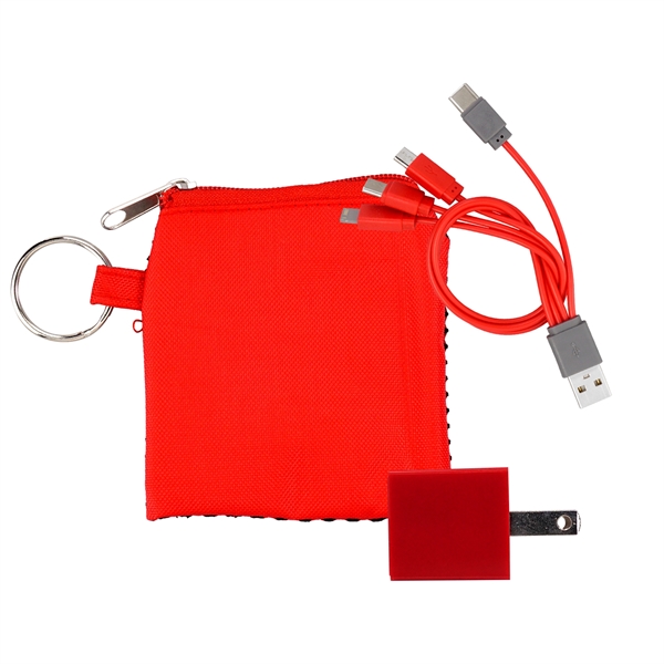 Sporty 4-in-1 Charging Techie Set... from ASI 30208 A P Specialties / AP Specialties