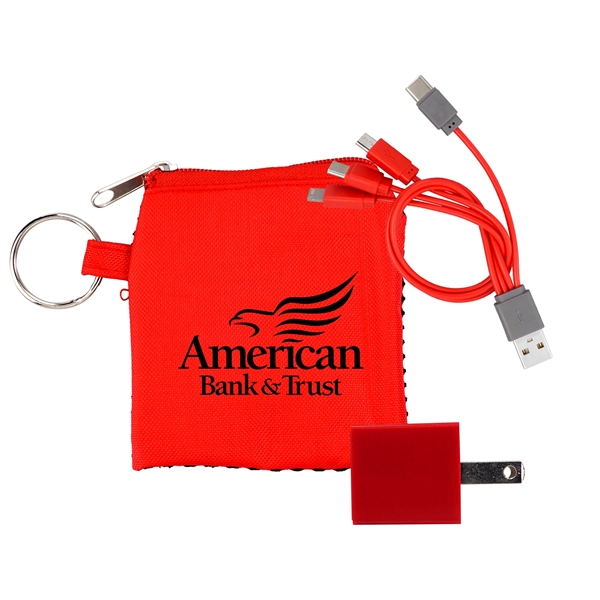 Sporty 4-in-1 Charging Techie Set... from ASI 30208 A P Specialties / AP Specialties