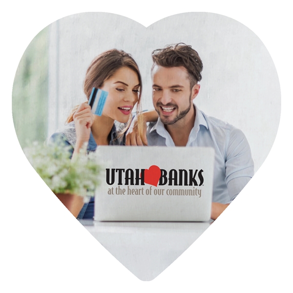 Jar opener with heart shape and four color dye sublimated imprint... from ASI 61125 Hit Promotional Products / Hit®