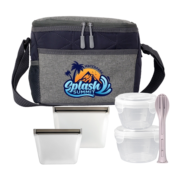 Nested Quilted Cutlery Lunch Set... from ASI 30208 A P Specialties / AP Specialties