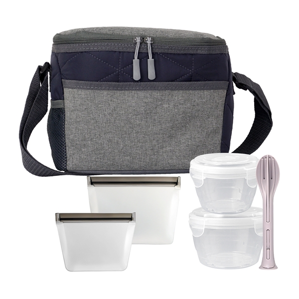 Nested Quilted Cutlery Lunch Set... from ASI 30208 A P Specialties / AP Specialties