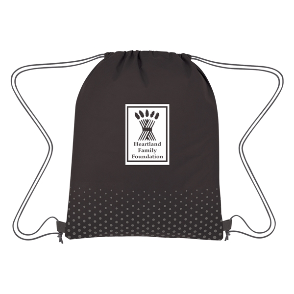 Water-resistant non-woven drawstring bag measuring 13" x 16 1/2" with a... from ASI 61125 Hit Promotional Products / Hit®
