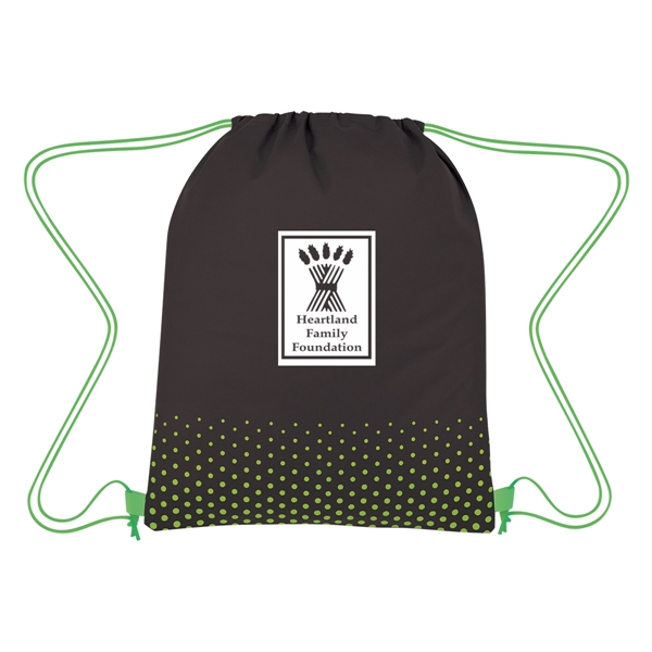 Water-resistant non-woven drawstring bag measuring 13" x 16 1/2" with a... from ASI 61125 Hit Promotional Products / Hit®
