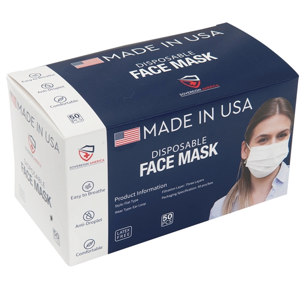 Disposable mask for protecting yourself against airborne germs when out in... from ASI 61125 Hit Promotional Products / Hit®