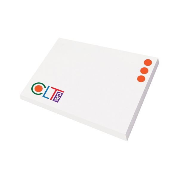 25-sheet pad of full color adhesive notes for jotting down reminders... from ASI 61125 Hit Promotional Products / Hit®