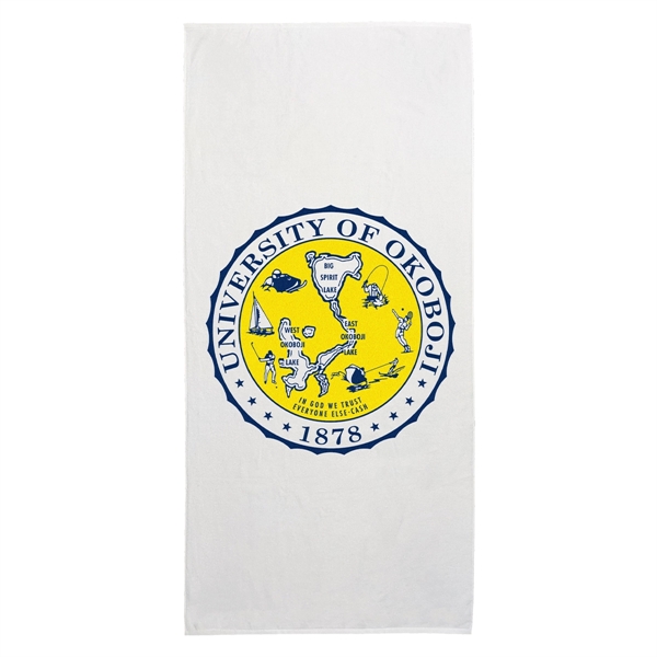 35" x 70" velour beach towel for staying dry and comfortable.... from ASI 61125 Hit Promotional Products / Hit®
