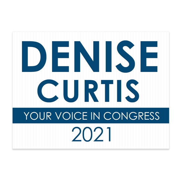 18" x 24" yard sign made of 4mm corrugated plastic.... from ASI 61125 Hit Promotional Products / Hit®