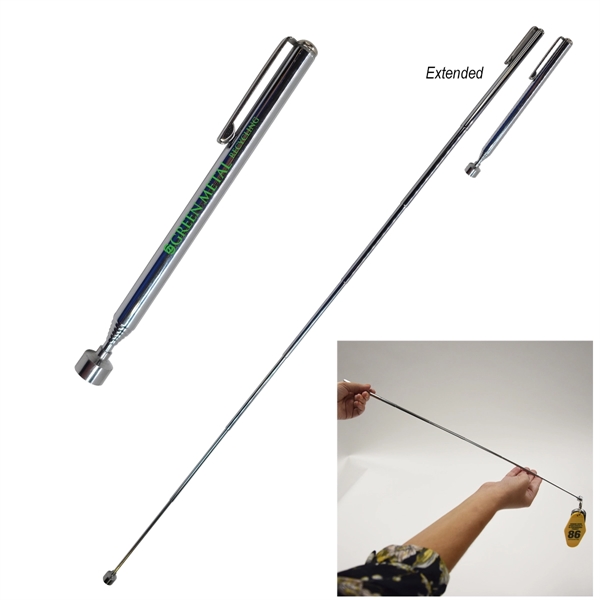 Telescoping item retrieval tool with magnetic end. Expands from 5" to... from ASI 61125 Hit Promotional Products / Hit®