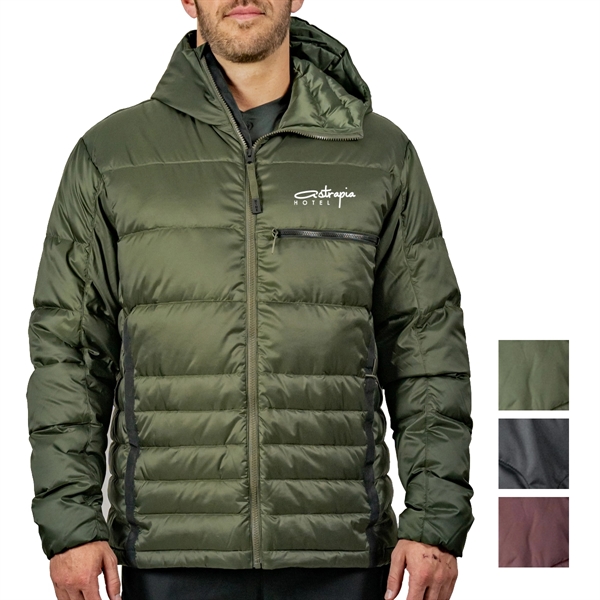 Goose down-filled insulated jacket with hood.... from ASI 61125 Hit Promotional Products / Hit®