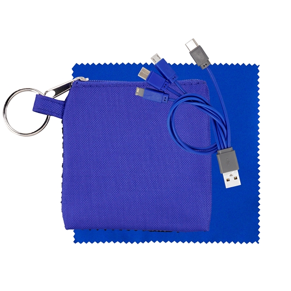 Sporty Charge & Clean Tech Set... from ASI 30208 A P Specialties / AP Specialties