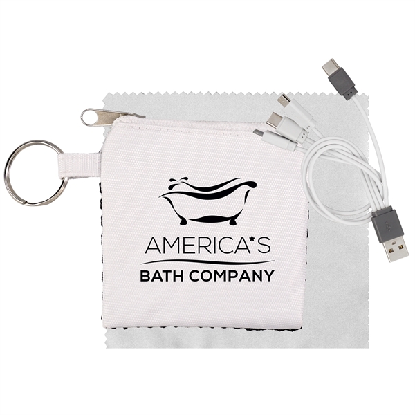 Sporty Charge & Clean Tech Set... from ASI 30208 A P Specialties / AP Specialties