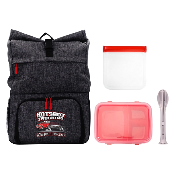 X Line Backpack Cooler Lunch To Go Combo Set... from ASI 30208 A P Specialties / AP Specialties