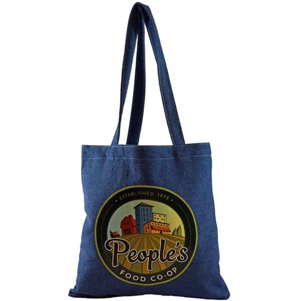 Made To Order In North America, Includes Denim Handles, Tote is... from ASI 67557 LimeLight Ent