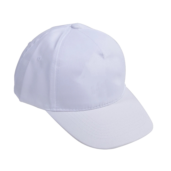 100% polyester five-panel ball cap with cotton sweatband, sewn eyelets and... from ASI 62088 IDProductsource