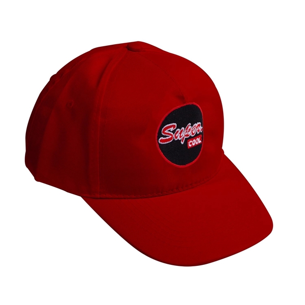 100% polyester 5 panel hat with cotton sweatband, sewn eyelets, and... from ASI 62088 IDProductsource