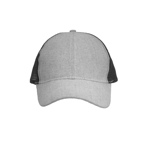 70/30 cotton and polyester six-panel buckram vintage trucker-style hat with nylon... from ASI 62088 IDProductsource