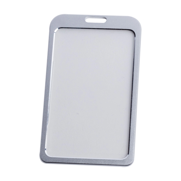 3.74" H x 2.28" W aluminum badge holders.... from ASI 62088 IDProductsource