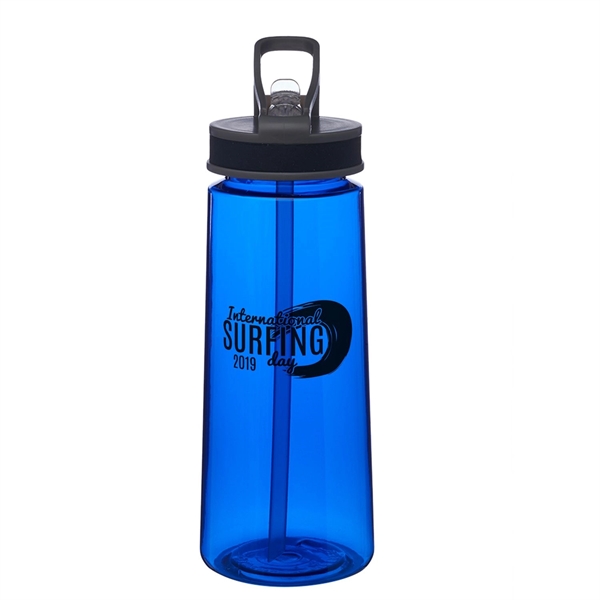 22-ounce Tritan sports bottle with spill-proof lid, handle and reusable straw.... from ASI 62088 IDProductsource
