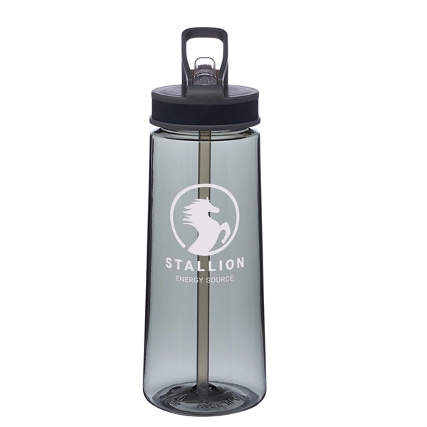 22-ounce Tritan sports bottle with spill-proof lid, handle and reusable straw.... from ASI 62088 IDProductsource