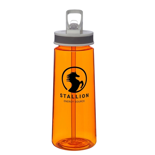 22-ounce Tritan sports bottle with spill-proof lid, handle and reusable straw.... from ASI 62088 IDProductsource