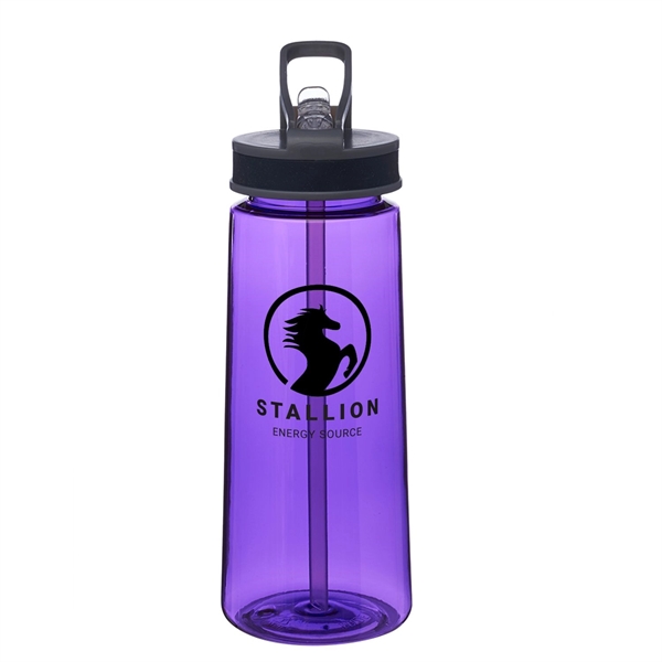 22-ounce Tritan sports bottle with spill-proof lid, handle and reusable straw.... from ASI 62088 IDProductsource