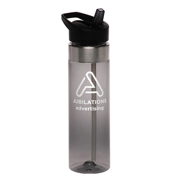 24 oz. Trian water bottle with flip-top lid, handle and reusable... from ASI 62088 IDProductsource