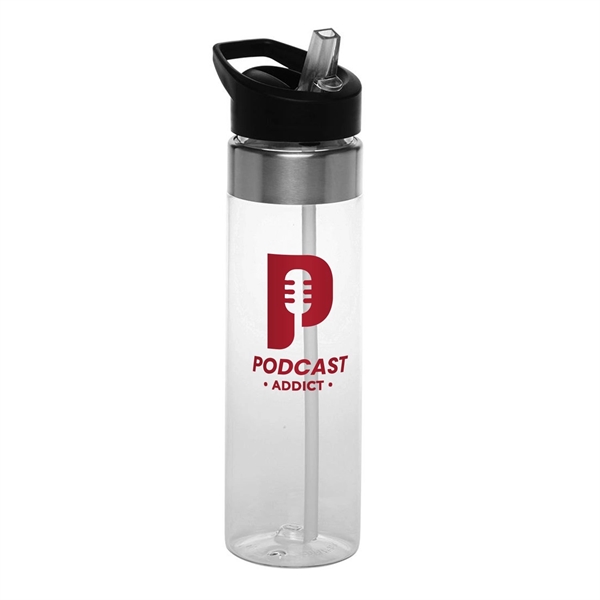 24 oz. Trian water bottle with flip-top lid, handle and reusable... from ASI 62088 IDProductsource