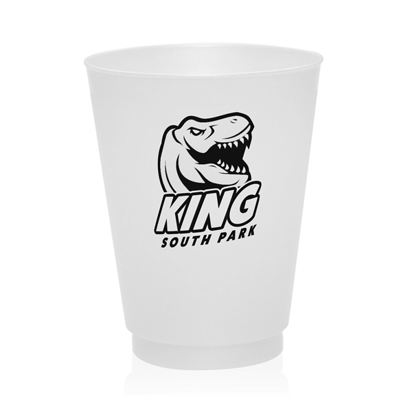 Stackable 16-ounce plastic stadium cups with frosted finish. BPA free.... from ASI 62088 IDProductsource