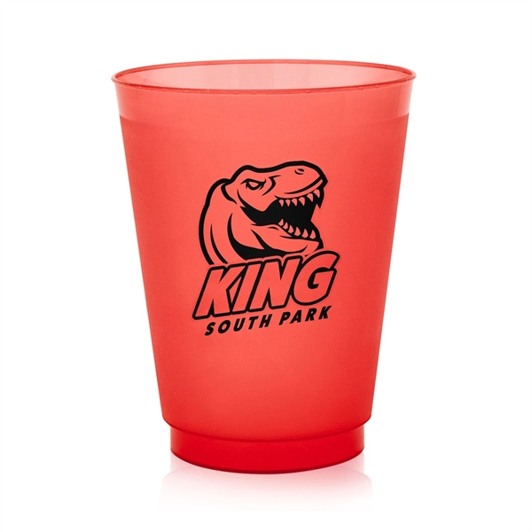 Stackable 16-ounce plastic stadium cups with frosted finish. BPA free.... from ASI 62088 IDProductsource
