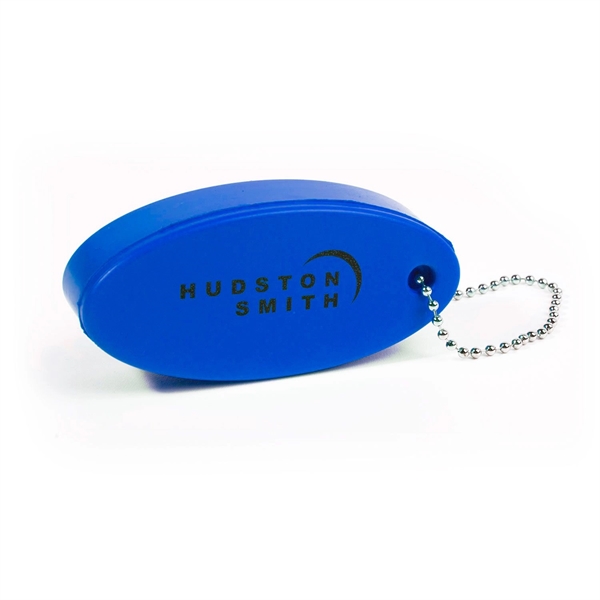 3.25" x 1.35" x .75" squeezable polyurethane floating keychain with beaded... from ASI 62088 IDProductsource