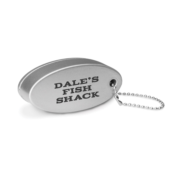 3.25" x 1.35" x .75" squeezable polyurethane floating keychain with beaded... from ASI 62088 IDProductsource