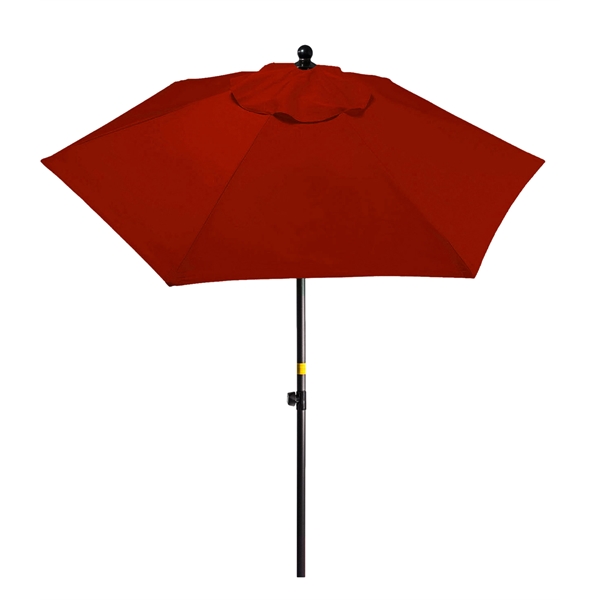 7 foot, 6 panel market umbrella with 2-piece frame with steel... from ASI 76730 Peerless Umbrella Co Inc