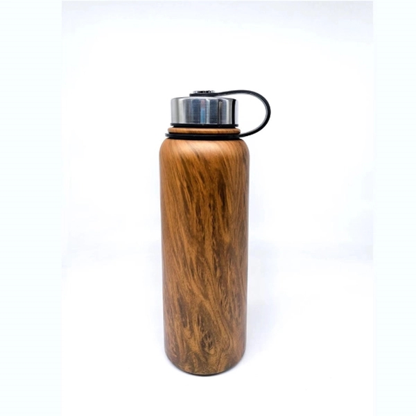 Doubled wall stainless steel, 40 oz. vacuum bottle, leak proof tight... from ASI 40544 Binaco