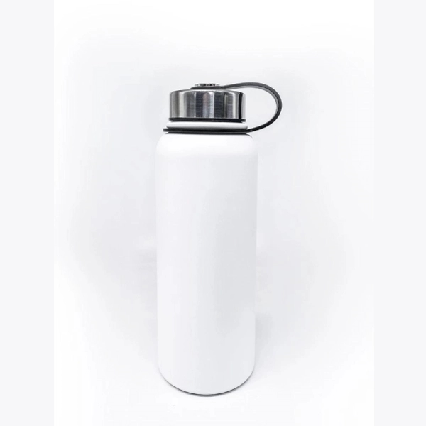 Doubled wall stainless steel, 40 oz. vacuum bottle, leak proof tight... from ASI 40544 Binaco