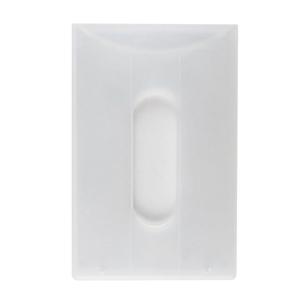 2.31" x 3.63" clear polypropylene plastic badge holder with two thumb... from ASI 62088 IDProductsource